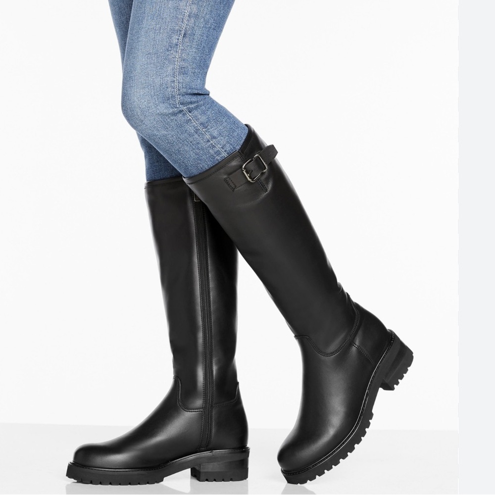 NIB La CANADIENNE Carey Leather Waterproof Tall Boots sz 6
